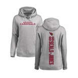 NFL Women's Nike Arizona Cardinals #86 Ricky Seals-Jones Ash Backer Pullover Hoodie