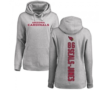 NFL Women's Nike Arizona Cardinals #86 Ricky Seals-Jones Ash Backer Pullover Hoodie