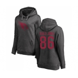 NFL Women's Nike Arizona Cardinals #86 Ricky Seals-Jones Ash One Color Pullover Hoodie