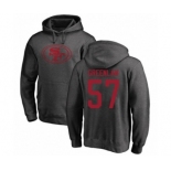 Football San Francisco 49ers #57 Dre Greenlaw Ash One Color Pullover Hoodie