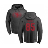 Football San Francisco 49ers #85 George Kittle Ash One Color Pullover Hoodie