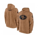 Men's San Francisco 49ers 2023 Brown Salute to Service Pullover Hoodie