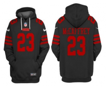 Men's San Francisco 49ers #23 Christian McCaffrey Black Alternate Pullover Hoodie