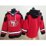 Men's San Francisco 49ers Custom Red Team Color New NFL Hoodie