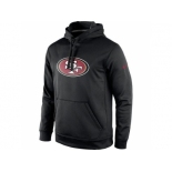 Men's San Francisco 49ers Nike Black KO Logo Essential Pullover Hoodie