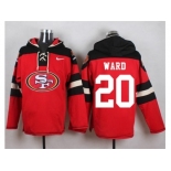 Nike San Francisco 49ers #20 Jimmie Ward Red Player Pullover NFL Hoodie