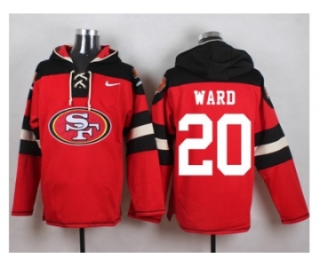 Nike San Francisco 49ers #20 Jimmie Ward Red Player Pullover NFL Hoodie