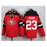 Nike San Francisco 49ers #23 Reggie Bush Red Player Pullover Hoodie