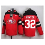 Nike San Francisco 49ers #32 Kendall Hunter Red Player Pullover Hoodie