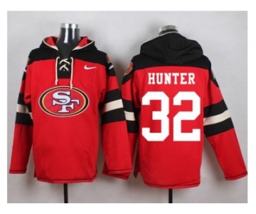 Nike San Francisco 49ers #32 Kendall Hunter Red Player Pullover Hoodie