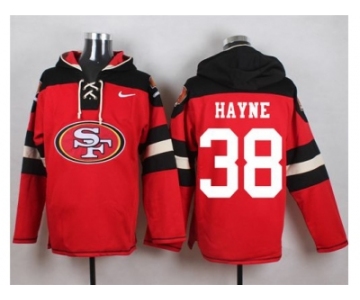 Nike San Francisco 49ers #38 Jarryd Hayne Red Player Pullover Hoodie