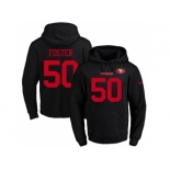 Nike San Francisco 49ers #50 Reuben Foster Black Name & Number Pullover NFL Hoodie