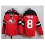 Nike San Francisco 49ers #8 Steve Young Red Player Pullover Hoodie