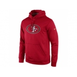 San Francisco 49ers Nike Scarlet Practice Performance Pullover Hoodie