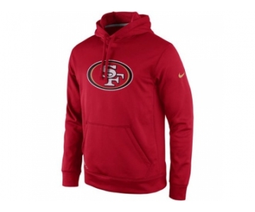 San Francisco 49ers Nike Scarlet Practice Performance Pullover Hoodie