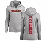 Football Women's San Francisco 49ers #27 Adrian Colbert Ash Backer Pullover Hoodie