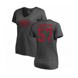 Football Women's San Francisco 49ers #57 Dre Greenlaw Ash One Color T-Shirt