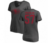 Football Women's San Francisco 49ers #57 Dre Greenlaw Ash One Color T-Shirt