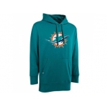 Antigua Miami Dolphins Signature Aqua Pullover Hoodie