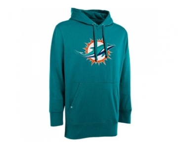 Antigua Miami Dolphins Signature Aqua Pullover Hoodie