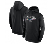 Men's Miami Dolphins 2022 Black Crucial Catch Therma Performance Pullover Hoodie