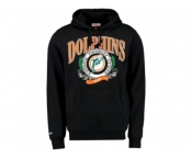 Miami Dolphins Mitchell & Ness Black Fair Catch Pullover Hoodie