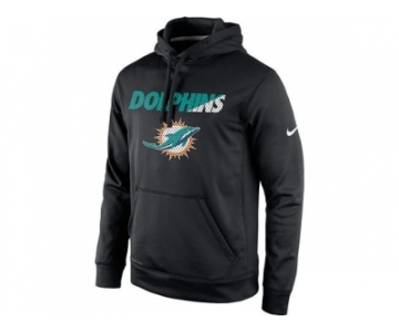 Miami Dolphins Nike Black Kick Off Staff Performance Pullover Hoodie