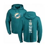 NFL Nike Miami Dolphins #19 Jakeem Grant Aqua Green Backer Pullover Hoodie