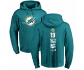 NFL Nike Miami Dolphins #19 Jakeem Grant Aqua Green Backer Pullover Hoodie