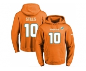 Nike Miami Dolphins #10 Kenny Stills Orange Name & Number Pullover NFL Hoodie