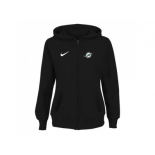 Women Miami Dolphins Stadium Rally Full Zip Hoodie Black