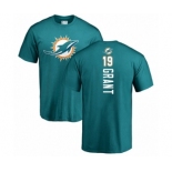 NFL Nike Miami Dolphins #19 Jakeem Grant Aqua Green Backer T-Shirt