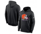 Men's Cleveland Browns Black 2024 Crucial Catch Club Pullover Hoodie