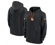 Men's Cleveland Browns Black Performance Pullover Hoodie