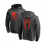 NFL Nike Cleveland Browns #17 Greg Joseph Ash One Color Pullover Hoodie