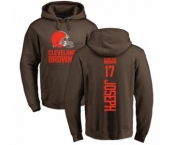 NFL Nike Cleveland Browns #17 Greg Joseph Brown Backer Pullover Hoodie