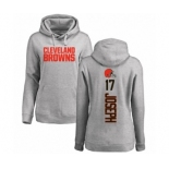 NFL Women's Nike Cleveland Browns #17 Greg Joseph Ash Backer Pullover Hoodie