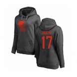 NFL Women's Nike Cleveland Browns #17 Greg Joseph Ash One Color Pullover Hoodie