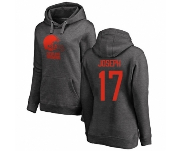 NFL Women's Nike Cleveland Browns #17 Greg Joseph Ash One Color Pullover Hoodie