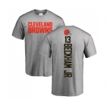 Football Cleveland Browns #13 Odell Beckham Jr. Ash Backer T-Shirt