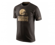 Men's Cleveland Browns Nike Brown Championship Drive Gold Collection Performance T-Shirt