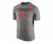 Men's Cleveland Browns Nike Gray Legend Staff Practice Performance T-Shirt