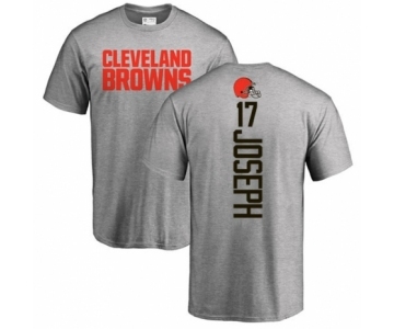 NFL Nike Cleveland Browns #17 Greg Joseph Ash Backer T-Shirt