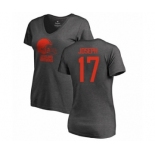 NFL Women's Nike Cleveland Browns #17 Greg Joseph Ash One Color T-Shirt