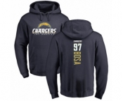 Football Los Angeles Chargers #97 Joey Bosa Navy Blue Backer Pullover Hoodie