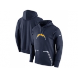 Men Los Angeles Chargers Nike Navy Champ Drive Vapor Speed Performance Pullover Hoodie