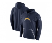 Men Los Angeles Chargers Nike Navy Champ Drive Vapor Speed Performance Pullover Hoodie