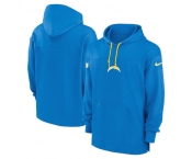 Men's Los Angeles Chargers Blue Performance Pullover Hoodie