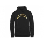 Men''s San Diego Chargers Pro Line Black Gold Collection Pullover Hoodie