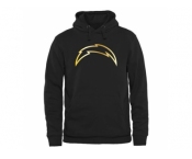 Men''s San Diego Chargers Pro Line Black Gold Collection Pullover Hoodie